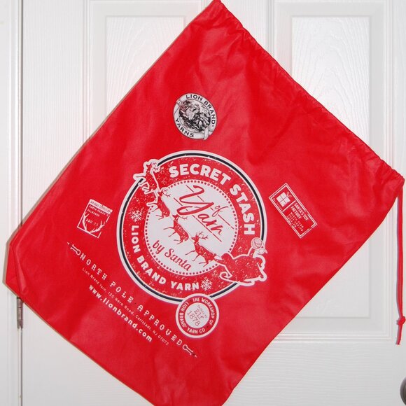 NWT LBY Project Double Drawstring Oversize Bag, Santa Bag - Picture 2 of 5